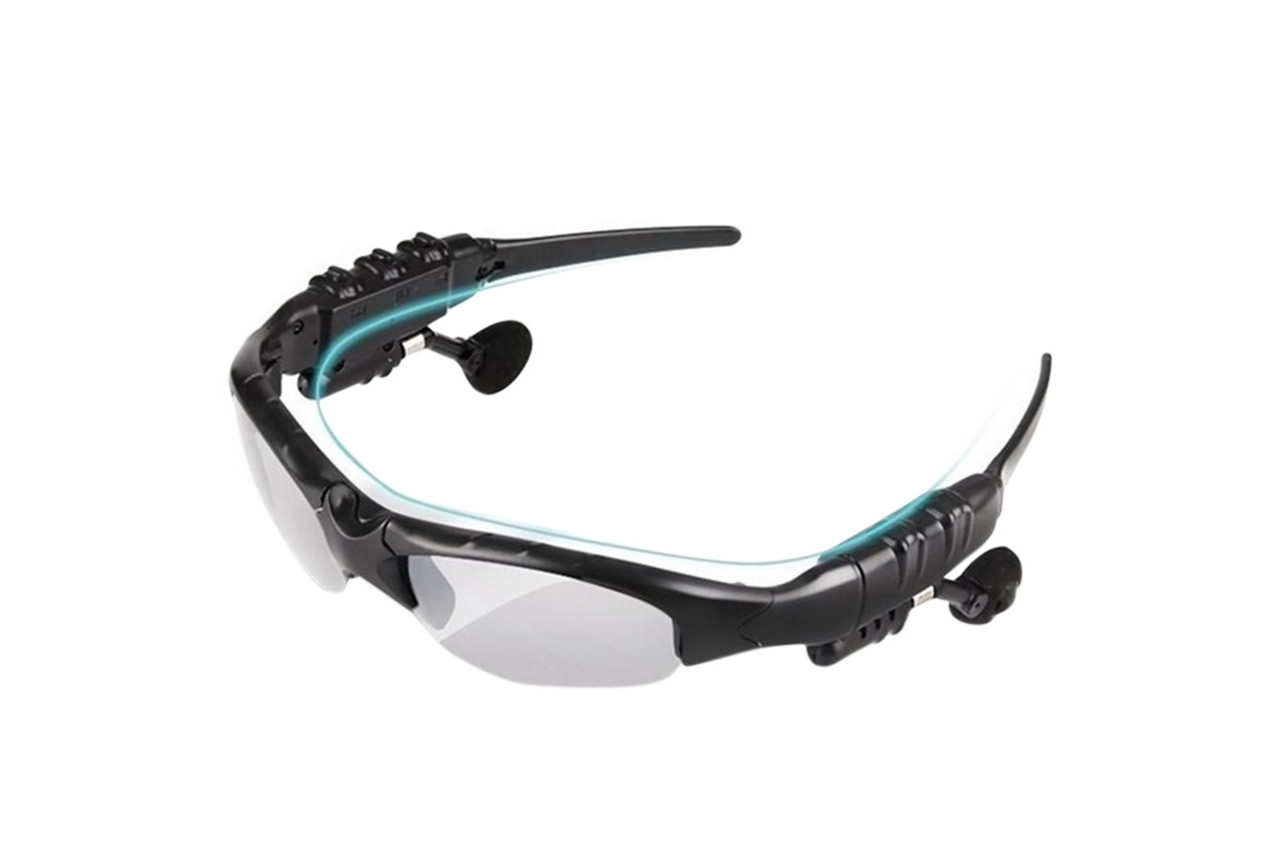 Aparelhos eletrônicos para quem pratica corrida: Óculos de sol esportivo com bluetooth
