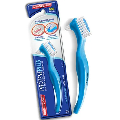 Como limpar dentadura com produto caseiro: escova para dentadura