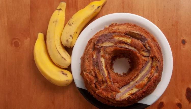 Bolo de banana.